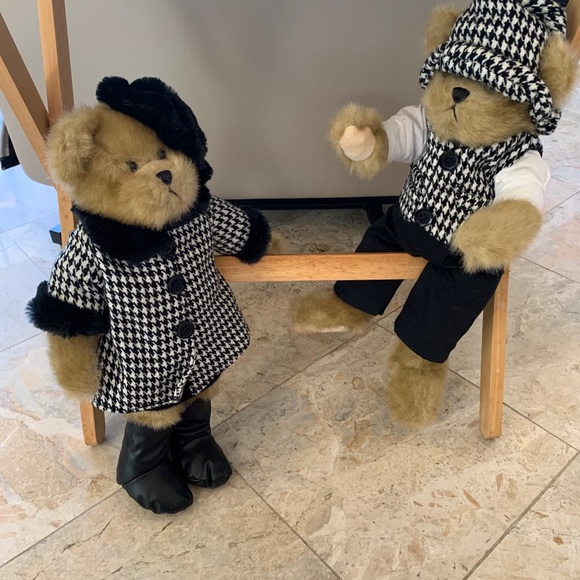 Preowned EC 2 (TS) Trade Secret 16” Mohair & Audrey Plush Teddy Bears - Picture 4 of 5